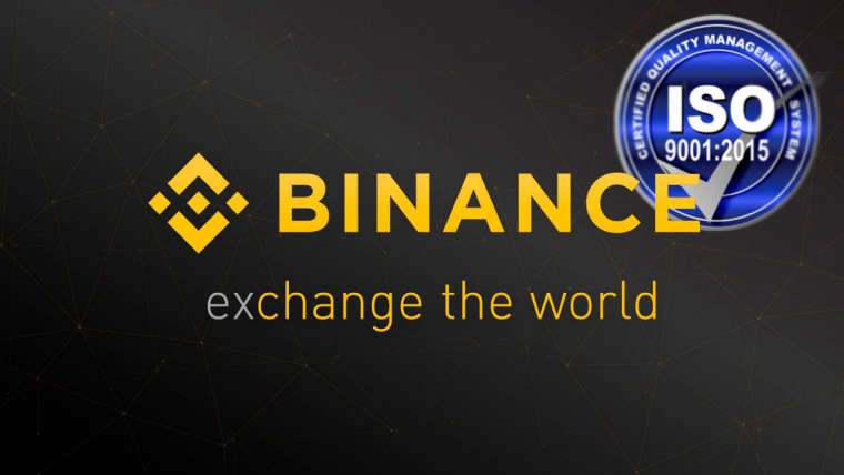 Криптобиржа Binance получила сертификат безопасности ISO